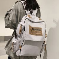 【CW】 2022 New Large Capacity School for Teenager Female College Student Bookbag  Men