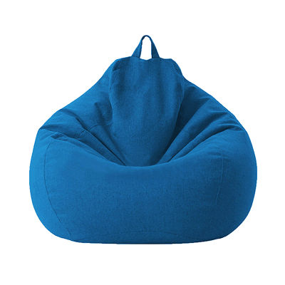 Linen Beanbag Sofa Cover No Filler Bean Bag Chair Pouf Bed Futon Ottoman Seat Tatami Puff Relax Lounge Furniture