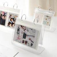 3/5 inch Desktop Photo Album Acrylic Polaroid Instax loose leaf Photo Album Home Decoration Star Postcard Photocards Holds