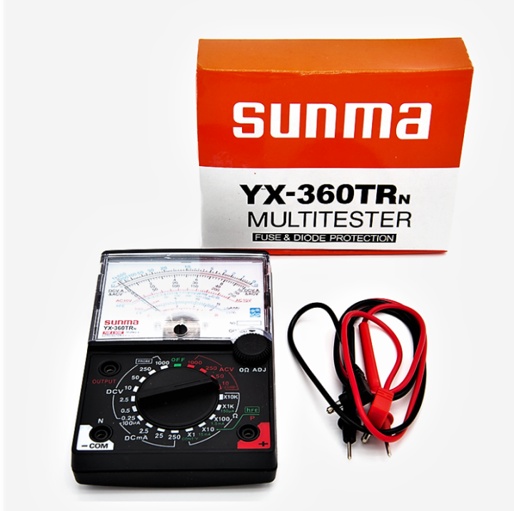 SUNMA YX360TRN Multi Tester Analog Multimeter Continuity Check Lazada PH
