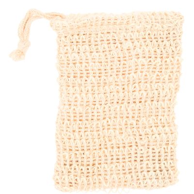 Shower Bath Sisal Soap Bag Natural Sisal Soap Bag Exfoliating Soap Saver Pouch Holder 50Pcs