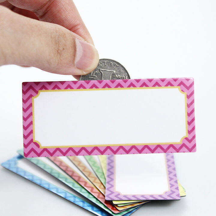 [Civilian] 8Pcs Dry Erase Labels Name Tags Full