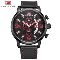 ---Fashion mens watch238814♕☎ MINI FOCUS mens watch watch quartz watch watch business and leisure travelers MF0025G rotary calendar