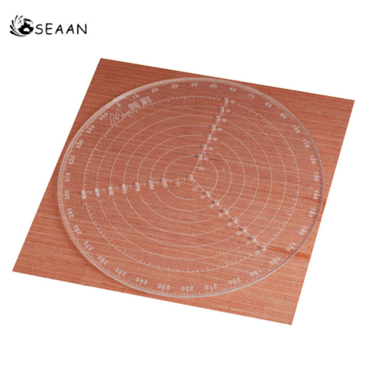 30ซม-เครื่องกลึง-centering-ไม้บรรทัดงานไม้-center-positioning-เครื่องมือ-hand-drawing-circle-ruler