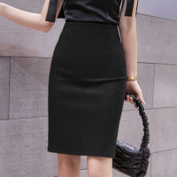 Fashion Elegant High Waist Skirt Faldas Mujer Moda 2021 Skirts Womens Black Office Lady Pencil Skirt Tight Hip Skirt Women E903