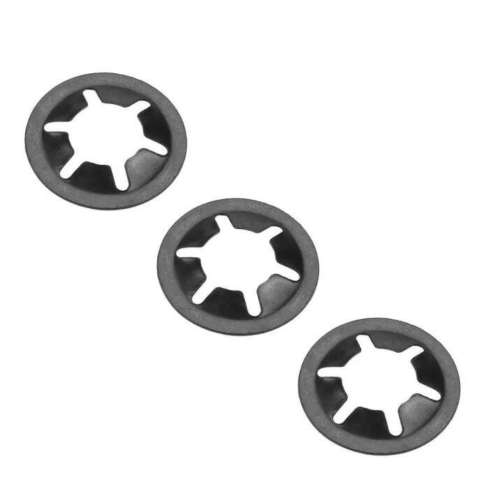 Lock Washers 100pcs Manganese Steel Push Manganese Steel On Washer Retaining Lock Washers Set