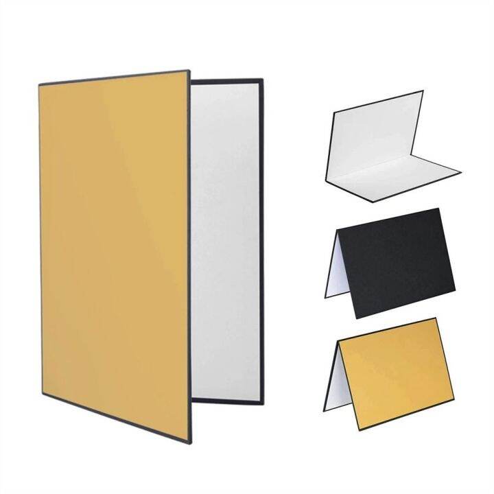 XUANY A3 Size Foldable A4 Size Photography Props Silver Gold