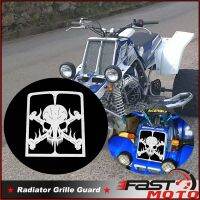 Skull Skeleton ATV UTV Motorcycle Radiator Grille Guard Grill Water Cooler Engine Protector Cover for Yamaha Banshee 87-12 Grill