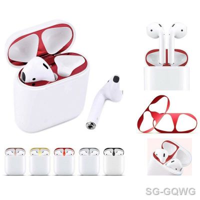 Dust Guard For Apple AirPods 2 1 Case Box Sticker Dust-proof Inside Protection Earphone Film For Air Pods 1 2 Cover Stickers