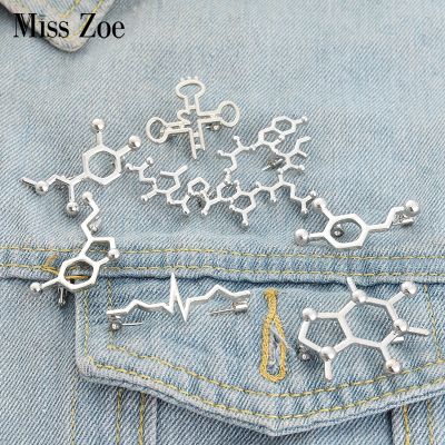 【CW】 Material Chemical Enamel Pins Chemistry Brooch Lapel Badge Jewelry for Students