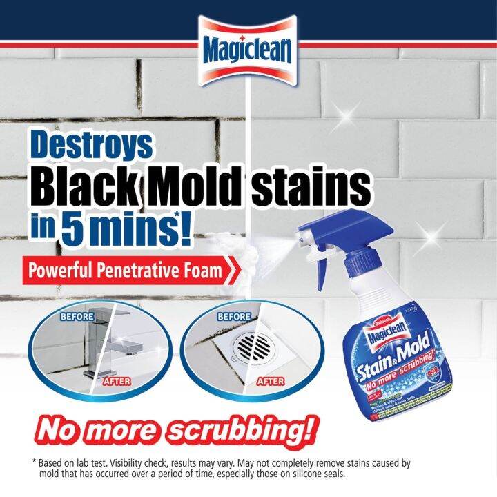 Combo KAO Magiclean Stain Mold Cleaner Magic Clean Bathroom Bleach