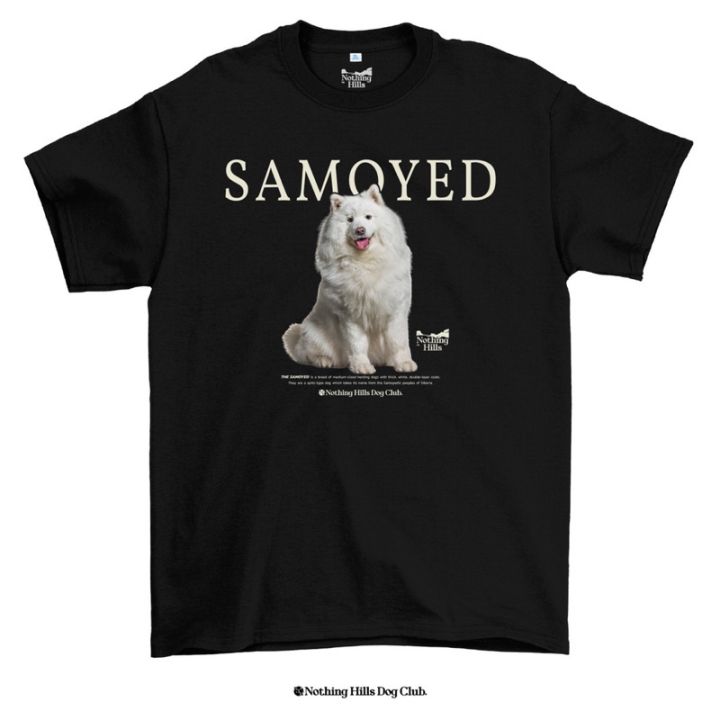 เสื้อยืดลาย-samoyed-ซามอยด์-clic-cotton-unisex-by-nothing-hills