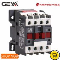 Geya คอนแทค Cjx2-0910 1210 1810คอนแทคเตอร์แม่เหล็ก220V หรือ380vac 3ขั้ว9a 12a 18a 1no คอนแทค Lc1d-09