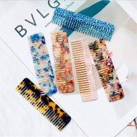 【CC】 Acetate Massage Anti-static Hair Combs Colorful Hairdressing 2 size Gifts