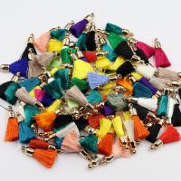 【YF】♧㍿№  10 Pcs/lote Multicolor Polyester Cotton Tassels Jewelry Accessories Necklace Earrings Materials