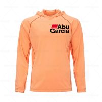 เสื้อตกปลา ABUGARCIA เสื้อตกปลาชุดเสื้อผ้าแขนยาวตกปลาเสื้อเจอร์ซีย์ระบายอากาศ UV ป้องกัน50