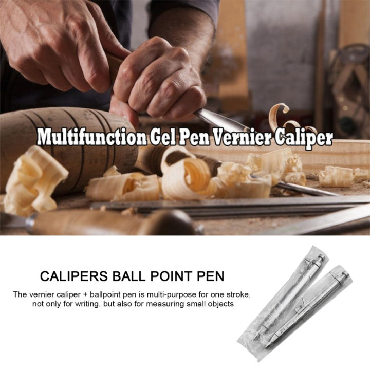 ปากกาลูกลื่นอเนกประสงค์-caliper-type-ballpoint-pen-0-100-caliper-creative-plastic-vernier-caliper-ballpoint-pen