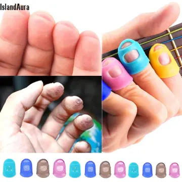 40pcs Silicone Guitar Finger Protectors, Anti-Slip Finger Cover Guitar  Fingertip Protector Covers Guitar Guard Play Finger Gloves for Ukulele  Electric Acoustic Guitar Stringed Musical 
