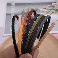 【YF】 1PCS  New Fashion Morandi Color Frosted Hair Bundle Headband Simple Braid Accessories