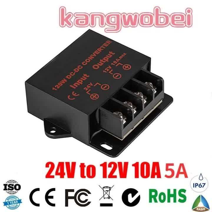 24V to 12V 10A DC DC Converter Regulator Car Step Down Reducer dc dc ...