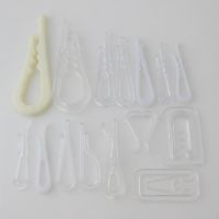 Plastic Garment Clips 50Pcs Shirt Clip Collar Pins Apparel Accessories Package Pegs