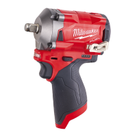 บล็อกกระแทกไร้สาย 1/2 Milwaukee M12 FIWF12 stubby เครื่องเปล่าพร้อมกล่อง