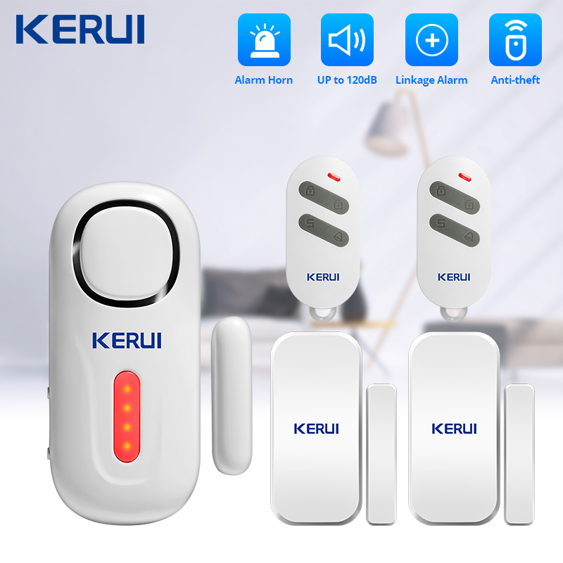Home Security Alarm System Wireless Door Alarm Motion Sensor Tool With Remote 