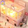 Girl doll house furniture toy diy miniature room diy wooden dollhouse - ảnh sản phẩm 2