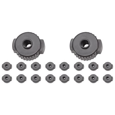 18Pcs ABS Drum Set Quick Release Nuts Cymbal Quick Assembly Drum Mate Replacement Accessories