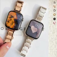 [ladies jewelry]วงโลหะบางสำหรับ Apple Watch อัลตร้า49มิลลิเมตร8 7 41 45มิลลิเมตร6 5 4se 44 42มิลลิเมตร38 40มิลลิเมตรหรูหราสายสแตนเลสสำหรับ IWatch สร้อยข้อมือ