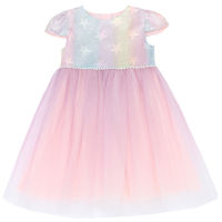 Girls dressesชุดเด็กผู้หญิงกระโปรง2021The New Starry sky skirt2~6years