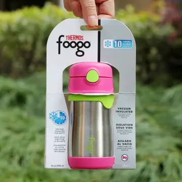 Thermos FOOGO Insulated Stainless Steel 10oz Straw Bottle - Green