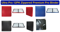 Ultra Pro 12PK Zippered Premium Pro Binder อัลบั้ม 12 ช่องแบบมีซิบรูดเปิดปิด ใส่ได้ 480 ช่อง ใส่การ์ดด้านข้าง