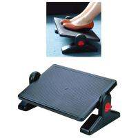 TOOLUP Foot Rest Height Angle Adjustable Assistance Footrest for Home Office Black