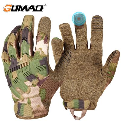 【JH】 Tactical Cycling Gloves Outdoor Combat Airsoft Paintball Hunting Shooting Anti-Slip Men