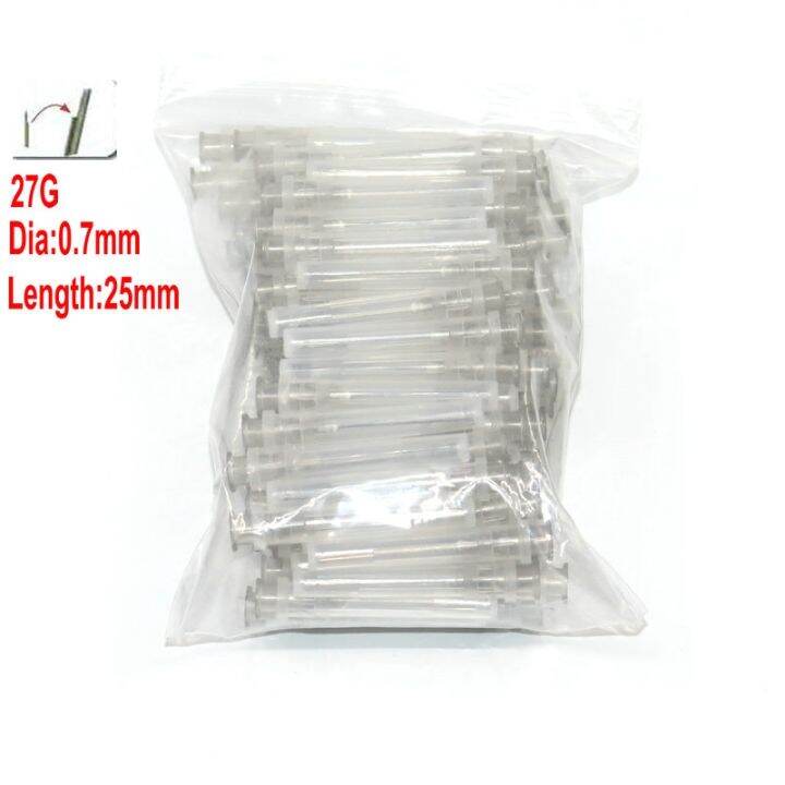 100pcs-bag-dental-endo-irrigation-needle-tips-27g-30g-single-vent-side-vent-yellow-orange-grey-for-irrigation-of-root-canals