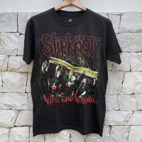 (ขายส่งได้)เตรียมจัดส่ง เสื้อวง Slipknot ลายหน้า หลัง ลิขสิทธิ์แท้ นำเข้าจาก USA สั้น สี เสื้อผู้ชาย ZXGI