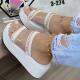 Hot sell Women Flip Flops Rome Wedges Platform Slippers chain New Trend Brand Designer Sexy Ladies Shoes Causal Beach Slides