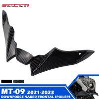 Motorcycle Carbon Fiber Downforce Naked Forntal Spoilers Aerodynamic Wing Deflector For YAMAHA MT-09 SP 2022 2023 MT09 21-23