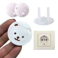 ↂ♨✳ 10pcs Baby Safety Plug Protection Security Two Phase Safe Lock Cover Kids Sockets Cover Plugs Child Electric Socket Outlet