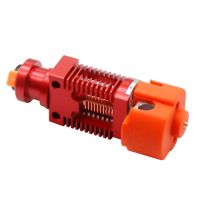 เครื่องปริ้นเตอร์3d Hotend สีแดง V5 Hotend V6 Hotend ประกอบโลหะสองชนิด Heatbreak ทองแดง Hotend สำหรับอัพเกรด Ender 3 Ender Cr10 3 V2/10S