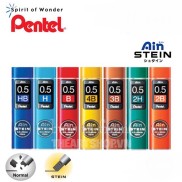 THEARTSHOP Ngòi chì bấm cơ khí màu đen PENTEL Ain Stein Lead