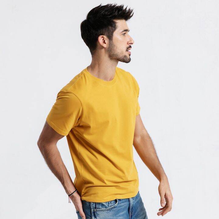 simwood-2021-summer-new-t-shirt-men-100-cotton-solid-color-casual-t-shirt-basics-o-neck-high-quality-plus-size-male-tee-190004