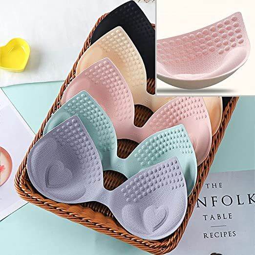 SAWU Sports Bra Cup Inserts Bra Pads Removable Replacement Latex Breast