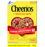 General Mills Cheerios Oat Cereal 252 g. ?? เชียริโอส์ โทสเต็ด เกรน โอ๊ต ซีเรียล  ตรา เจเนอรับ มิลส์??