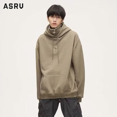 ASRV เสื้อฮู้ดชาย เสื้อมีฮู้ดผู้ชาย hoodie เสื้อกันหนาว ผู้ชาย เสื้อเสื้อลำลองเสื้อกันหนาวมีฮู้ดสวมหัวของผู้ชายนิยมวัยรุ่นเสื้อสเวตเตอร์อเนกประสงค์