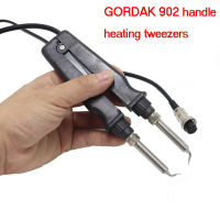 GORDAK 902 BGA Rework Soldering Station Double Electric Heating Clip Soldering Iron Tweezers Desoldering Tool