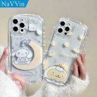 Sanrio Cinnamoroll Moon Cartoon Transparent Phone Case for Samsung Galaxy A02 A02S A03 A03S A04 A04S A10 A10S A20 A20S A30 A30S A50 A50S A11 A21S A51 A71 4G A12 A22 A32 A52 A52S A72 A13 A23 A14 A34 A54 5G Casing Cute Soft Cover