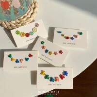 MeeningBrand ❥ ต่างหู MINIMAL COLORFUL 6 PIECES [06-0001]