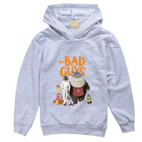 [ในสต็อก] Bad Guy-S ลำลองเสื้อผ้าเด็กอะนิเมะ H Oodies ชายหญิงสาวการ์ตูนผ้าฝ้ายผสมเสื้อสวมหัวด้านบนชุดฤดูใบไม้ร่วงแขนยาว